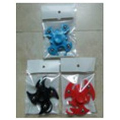 Спиннер тройной, пластмассовый 6х6х1.3см Junfa Toys