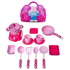Помогаю Маме. Набор в корзинке кухонной посуды A Btoys
