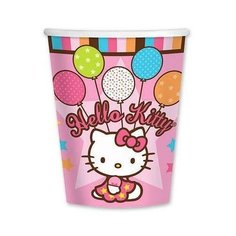 Товары для праздника Веселая Затея Стакан Hello Kitty 8шт