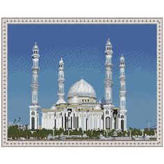 Алмазная мозаика 40x50 с нанесенной рамкой Астана. Хазрет Султан Molly ( KM0861 )