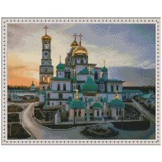 Алмазная мозаика 40x50 с нанесенной рамкой Новоиерусалимский монастырь Molly ( KM0669 )