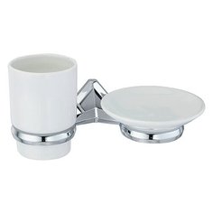 Держатель стакана и мыльницы WasserKRAFT Aller K-1126C Хром