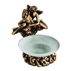 Мыльница Art & MAX Romantic AM-B-0081C, бронза