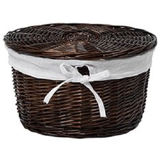 Корзина для белья WasserKRAFT Donau 34x34x18 WB-530- L Коричневая