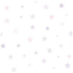 Обои детские Grandeco Little Ones LO 2702 Винил на флизелине (0,53*10,05) Розовый/Сиреневый/Белый, Звездочки