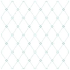 Обои детские Grandeco Jack N ROSE 2 LL 3306 Винил на флизелине (0,53*10,05) Голубой/Белый, Ромб