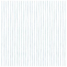 Обои детские Grandeco Little Ones LO 3004 Винил на флизелине (0,53*10,05) Голубой/Белый, Полоса