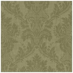 Обои Grandeco Clarence CR 3303 Винил на флизелине (0,53*10,05) Зеленый, Дамаск