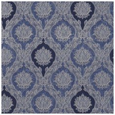 Обои Prima Italiana Botticelli 33553 Винил на флизелине (1,06*10,05) Синий/Серый, Дамаск Прима Италияна