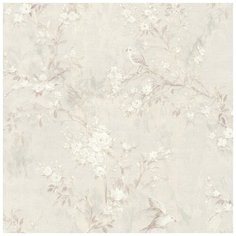 Обои Prima Italiana Colibri 33734 Винил на флизелине (1,06*10,05) Бежевый, Цветы/Птицы Прима Италияна