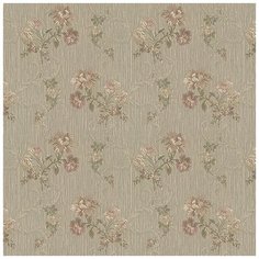 Обои Fipar Palazzio Terzi R22621 Винил на флизелине (1,06*10,05) Коричневый, Цветы