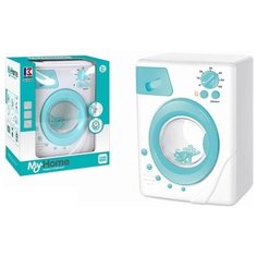 Shenzhen toys Стиральная машина голубая (свет, звук) в коробке