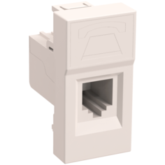 Розетка RJ-45 UTP IEK для кабель-каналов праймер, категория 5е, IP20, белый (CKK-40D-RI1-K01) (отгрузка кратно 10шт)