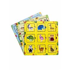 Рамка-вкладыш WOODLANDTOYS 155101 Животный мир