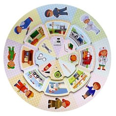 Развивающая игра WOODLANDTOYS 156103 Кругозор. Профессии