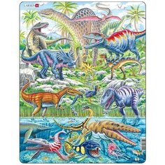 FH49- Летающие, прыгающие и ныряющие динозавры Larsen