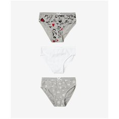 Трусы Gulliver Baby размер 74-80, белый/серый