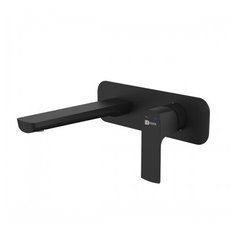 Смеситель Lemark Ursus LM7226BL для умывальника встраиваемый, черный