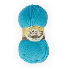 Пряжа ADELIA "MARCUS" 5 шт. в упак. цвет яр. голубой (MARCUS-10)