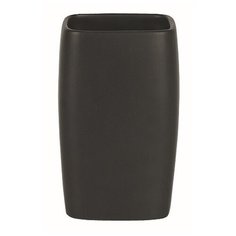 Стакан для зубных щеток Spirella Retro, черный