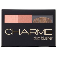 Charme Румяна двухцветные Duo Blusher сливочный персик