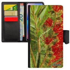 Дизайнерский чехол книжка на смартфон // Galaxy A5 2017 // "Экзотик" Лепестки Дизайн, Utaupia, цветной