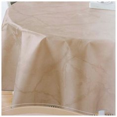 Скатерть круглая Milano 140см, цвет бежевый Peyer