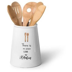 Подставка с бамбуковыми ложками Easy Life Kitchen Elements, 6 предметов