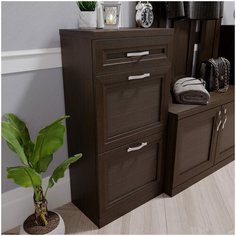 Lazurit Обувница Магна Кедр шоколад венге (б)