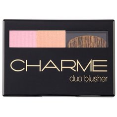 Charme Румяна двухцветные Duo Blusher розовый