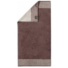 Полотенце махровое Cawo Two-Tone 50x100см, цвет коричневый