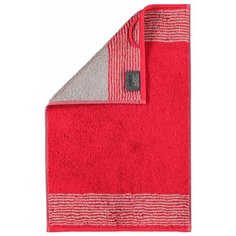 Полотенце махровое Cawo Two-Tone 30x50см, цвет бордовый