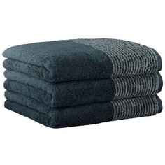 Полотенце махровое 80x150см Cawo Two-Tone, цвет антрацит