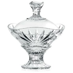 Конфетница с крышкой RCR Cristalleria Italiana Oasis 18см