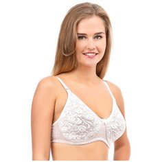 Бюстгальтер послеродовой ФЭСТ, размер 75- B, бежевый меланж/белый