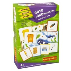 Настольная игра лото "ЭКОпланета" 2 в 1 Играй Думай Учись Bondibon
