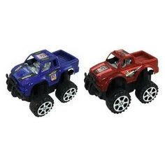 Машинка "Джип", пластмассовая, инерционная,2 , 4x7.5x6см Junfa Toys