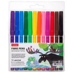 Фломастеры Hatber COLORA 12 цветов
