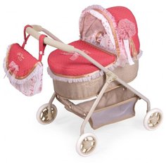 Коляска-люлька DeCuevas TOYS Мартина 86033 розовый/бежевый