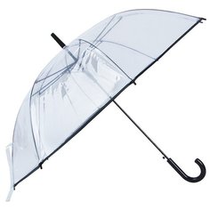Зонт-трость полуавтомат Эврика Прозрачный 99548 прозрачный