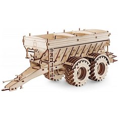 Конструктор деревянный 3D EWA Прицеп к трактору Кировец К-7М Eco Wood Art