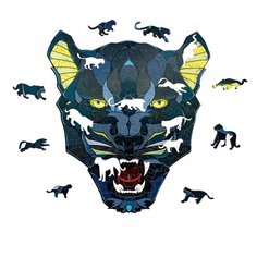 Деревянный пазл- головоломка EWA Пантера L (31x28 см) Eco Wood Art