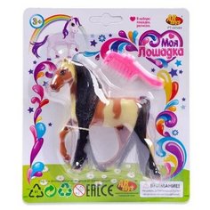 Лошадка "Моя лошадка", в наборе с расческой, 2 вида в коллекции (2 предмета) A Btoys