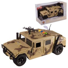 Машинка 1:16 "Военная", пластмассовая инерционная, со звуковыми и световыми эффектами. Индивидуальна A Btoys
