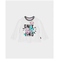 Лонгслив Gulliver Baby, размер 74, белый