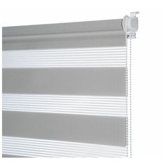 Рулонная штора DECOFEST День-Ночь Бейс Серый 60x160