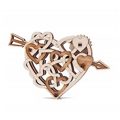 3D-пазл из дерева Wood Trick Вудик Сердце