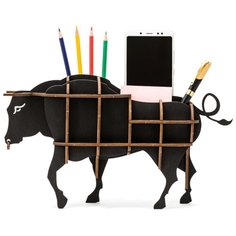 Сборная модель EWA Design "Настольный органайзер Бык" Eco Wood Art