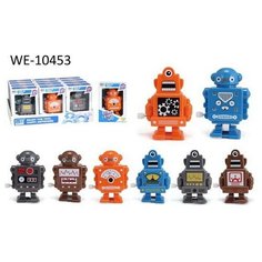 Игрушка заводная Junfa Робот в дисплее 12 шт