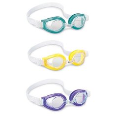 Очки для плавания Play Goggles, 3 цвета, 3-8 лет Intex